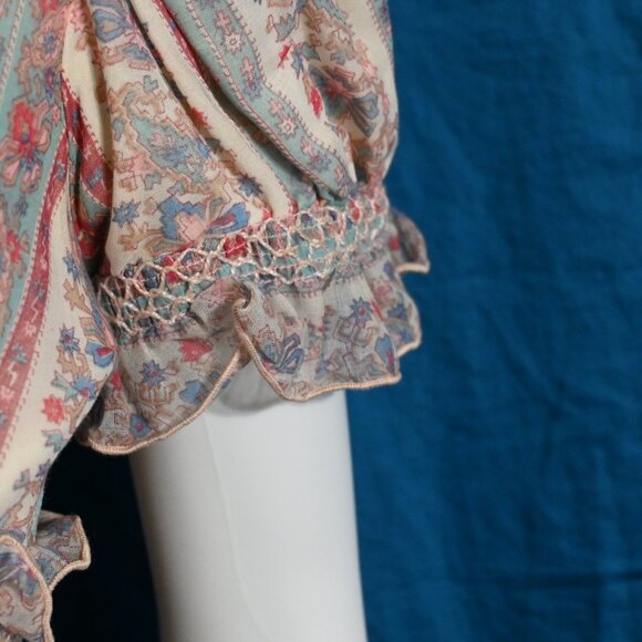 Vintage 1970s Prairie Maxi Dress – Cottagecore Dream - Picture 4 of 10